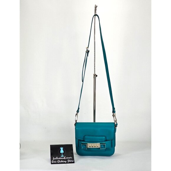 Proenza Schouler Women's Tiny Ps11 Smooth Calf Pall/Lacq Verdena Bag Small 061 - Picture 5 of 15